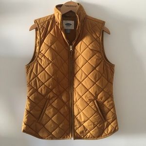 Old Navy Gold Puffer Vest